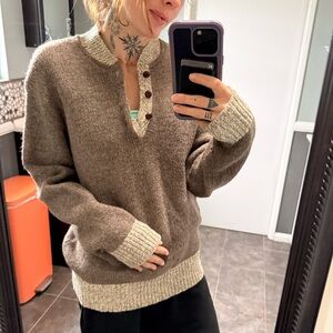 Vintage lands end Wool pullover knit sweater